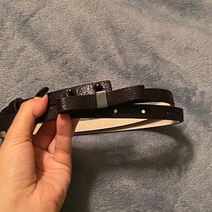 WHBM Skinny Bow Belt